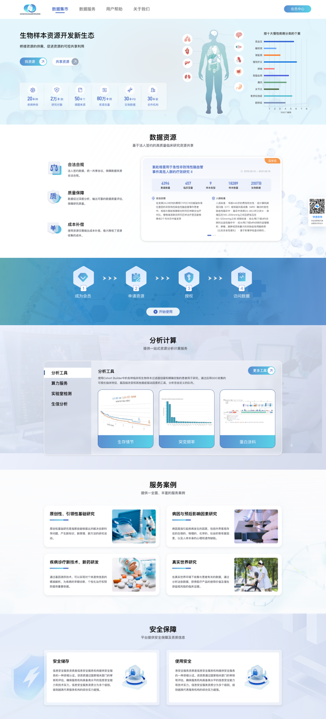 生物樣本網(wǎng)站設計,醫(yī)療門戶網(wǎng)站設計